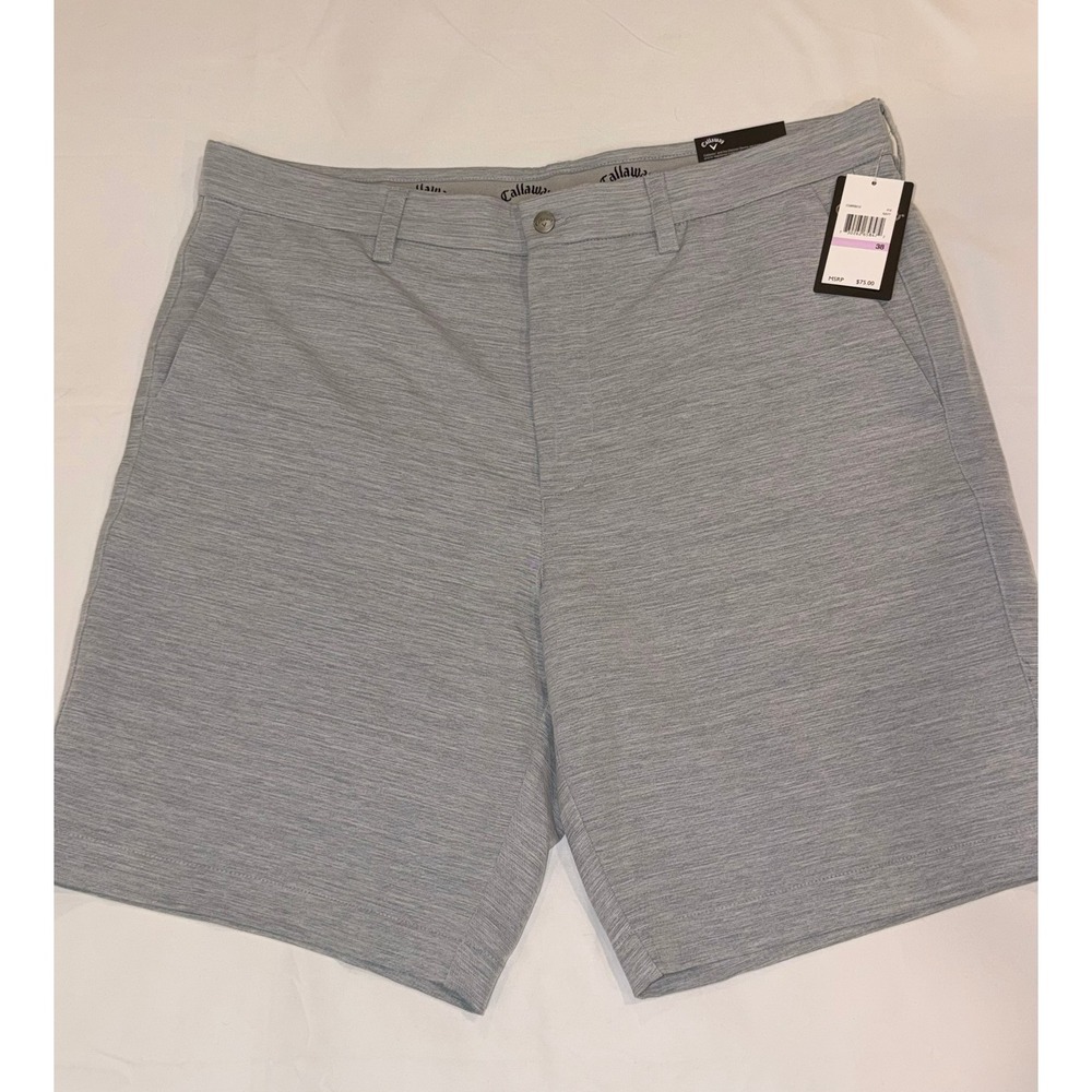 Callaway Golf Shorts Grey Opti-Dri Stretch Performance Mens 38